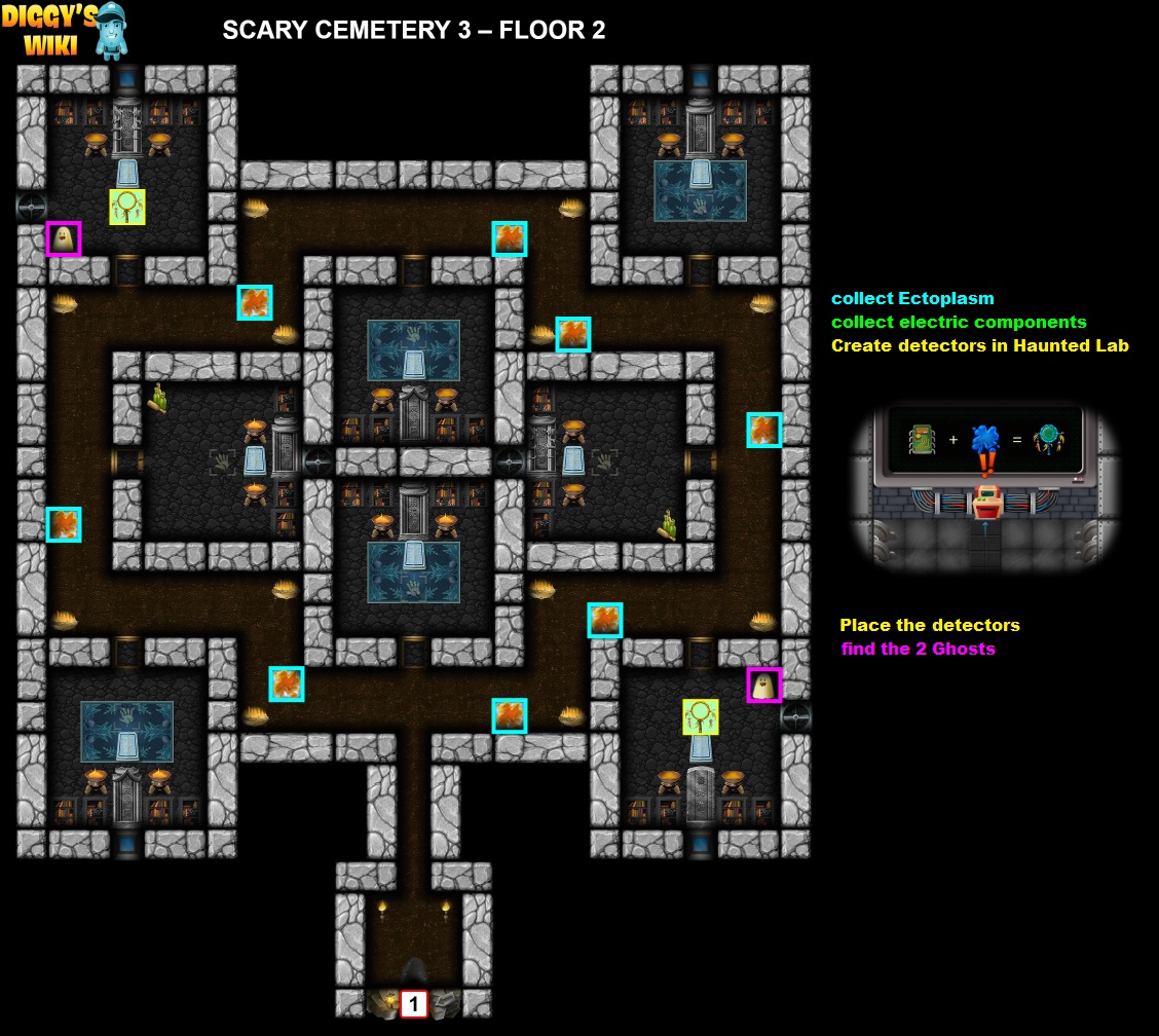 Scary Cemetery 3 Map 1