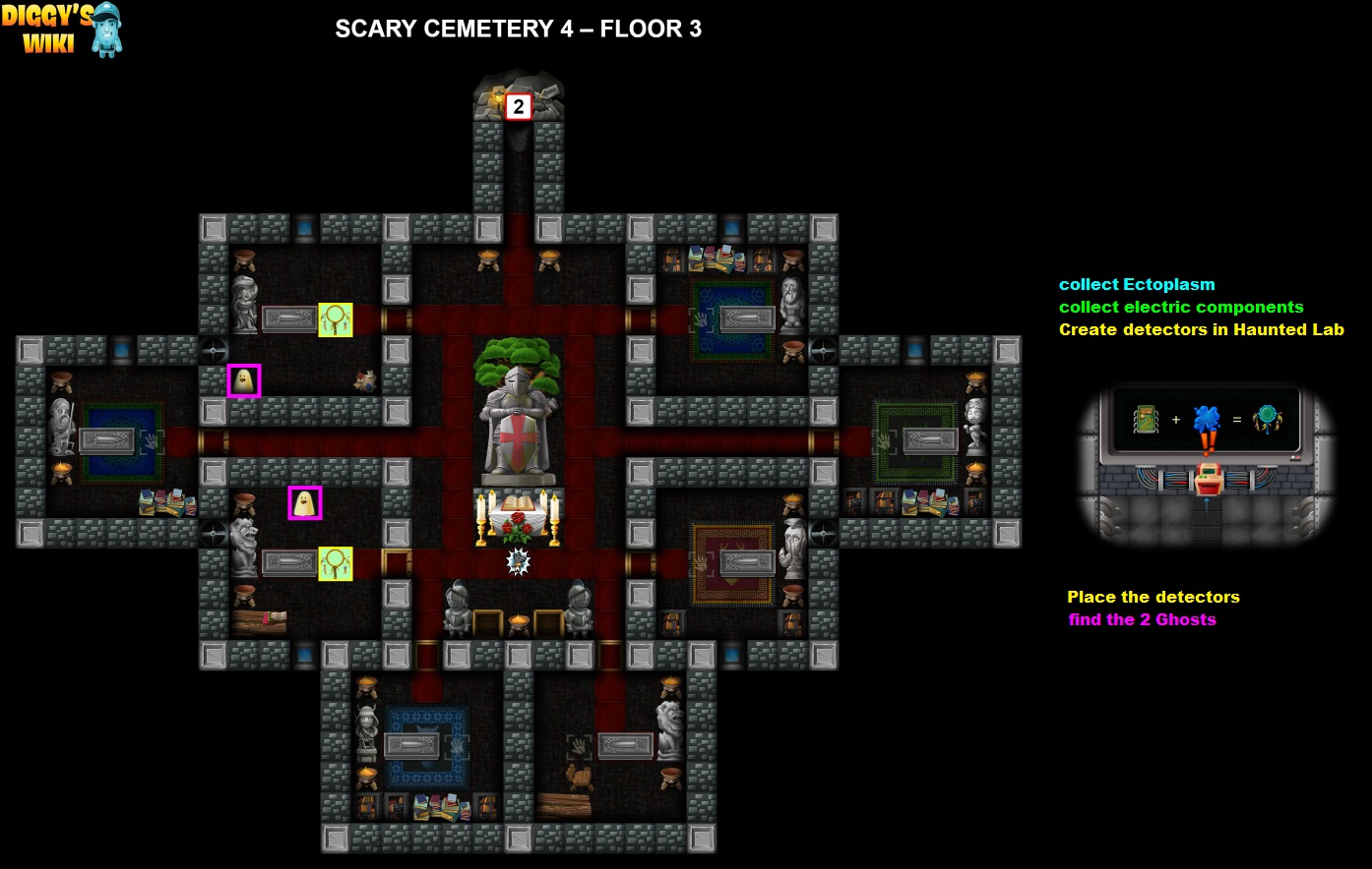 Scary Cemetery 4 Map 2