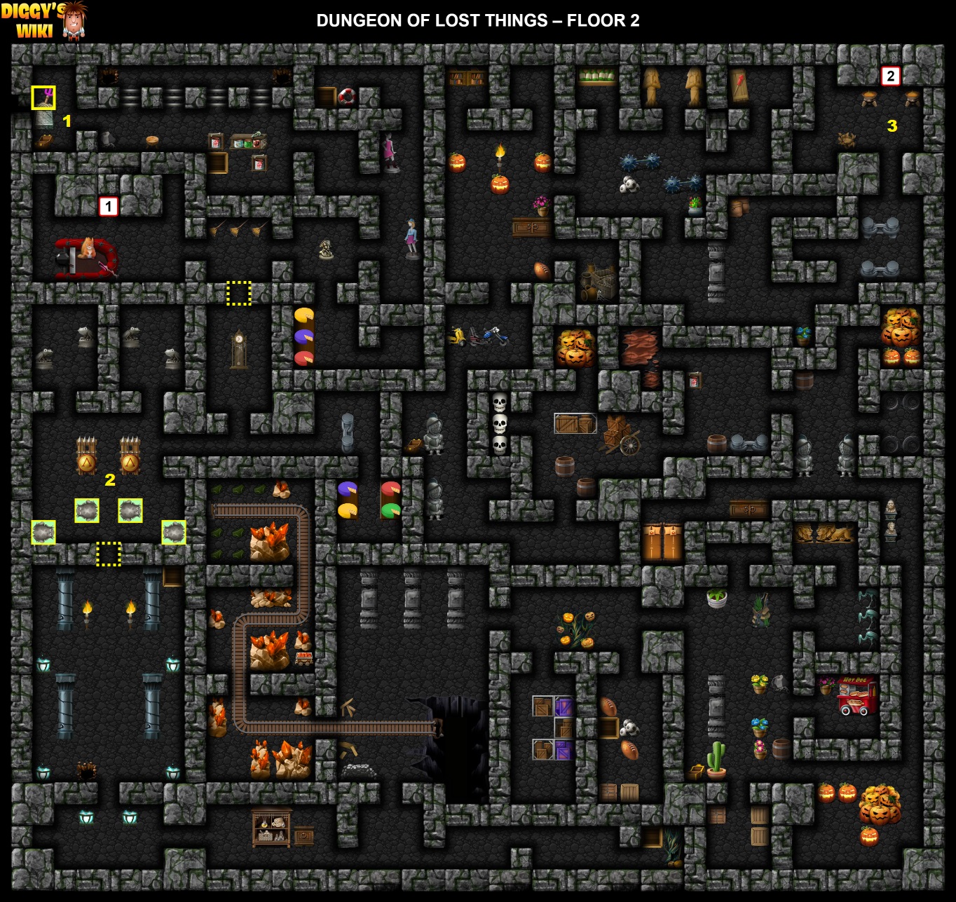 Dungeon Of Lost Things Map 1