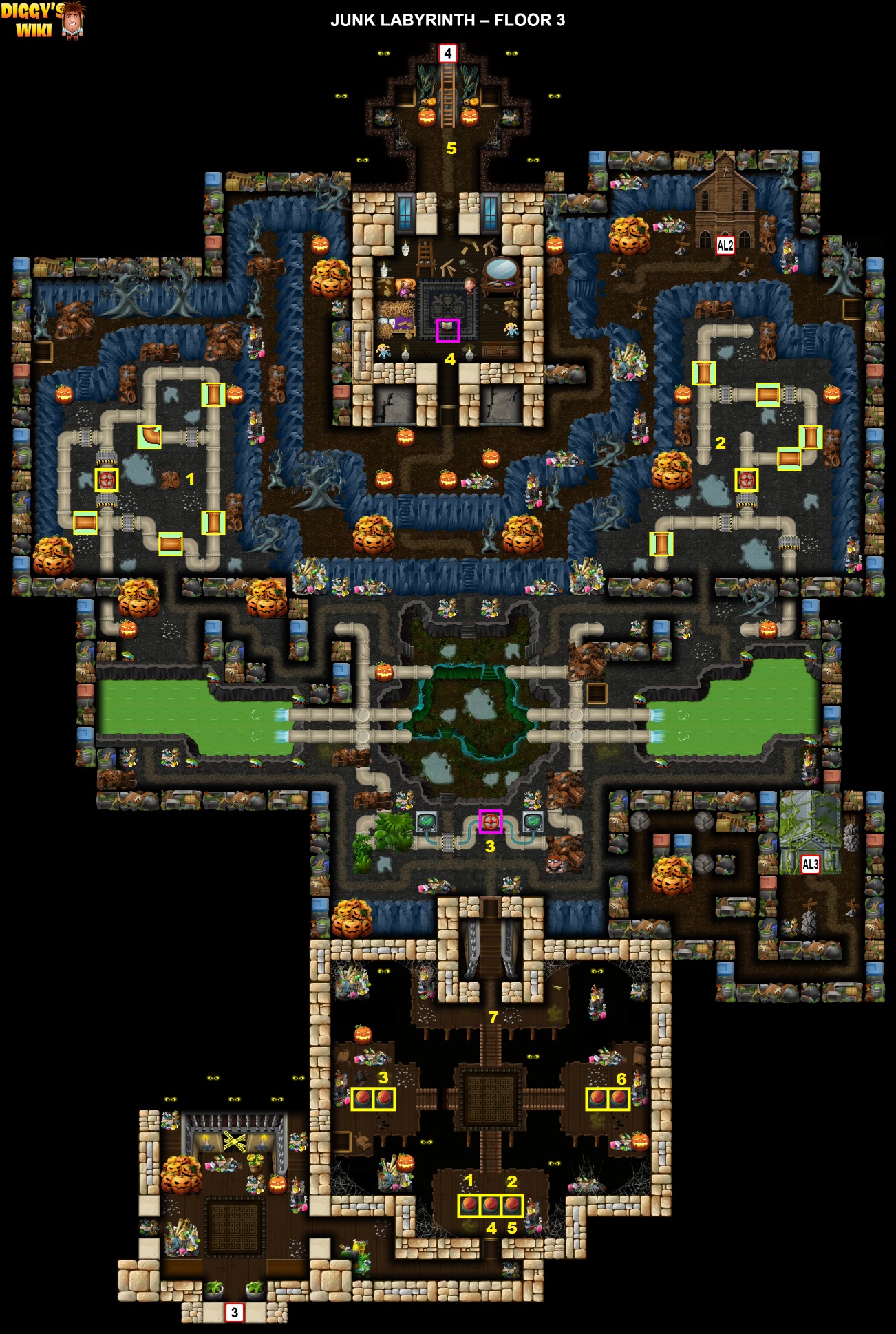 Junk Labyrinth Map 3