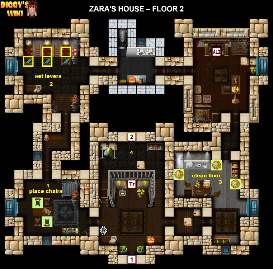 Zara's House Map 1