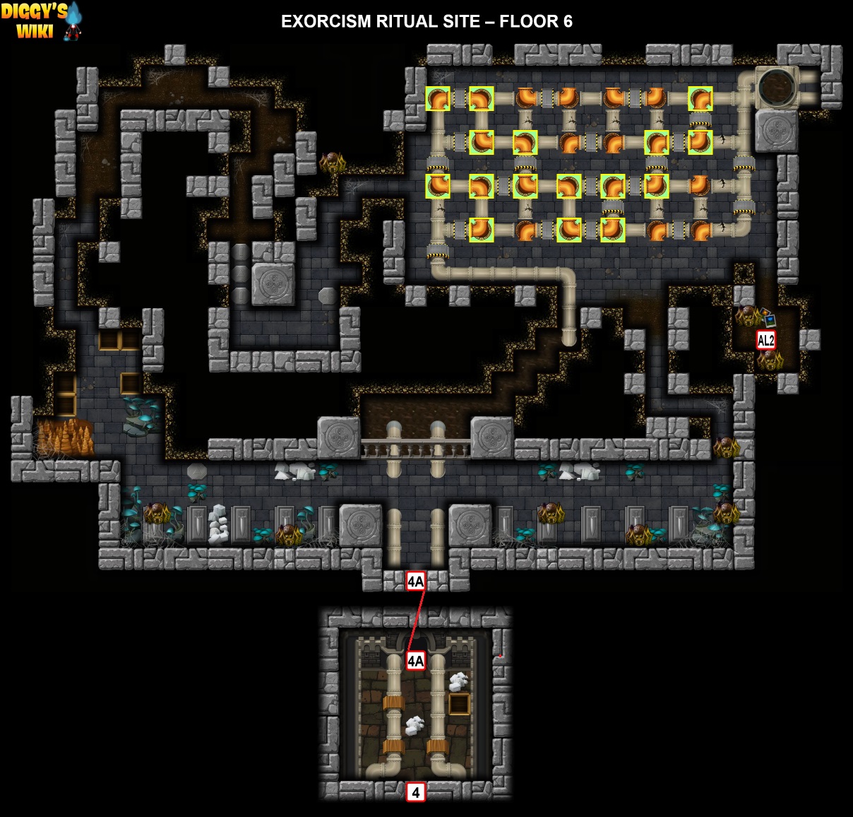 Exorcism Ritual Site Map 4