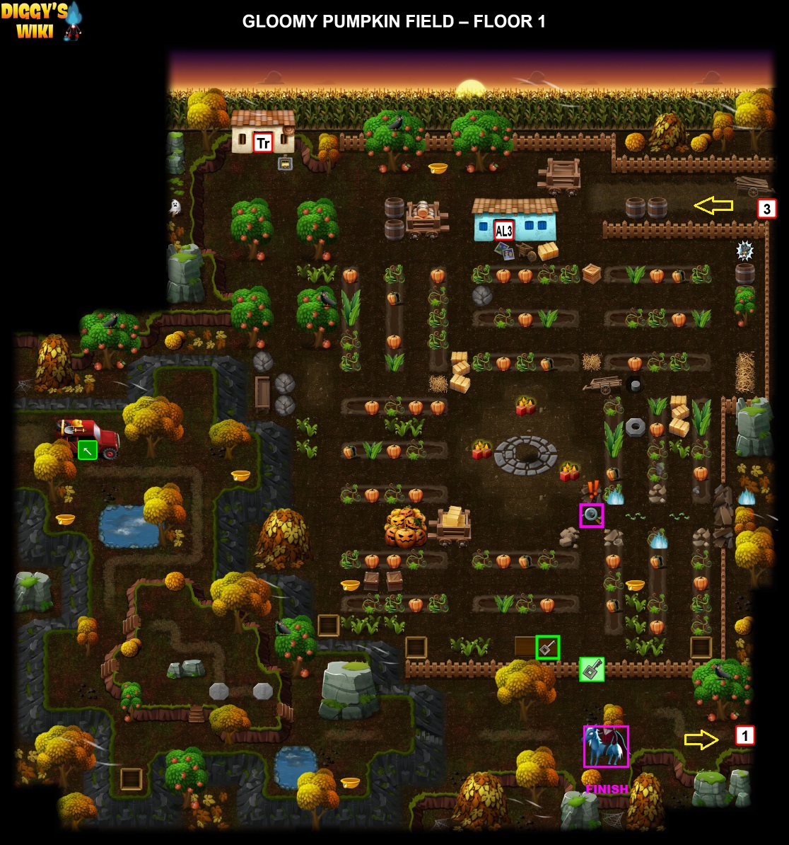 Gloomy Pumpkin Field Map 0