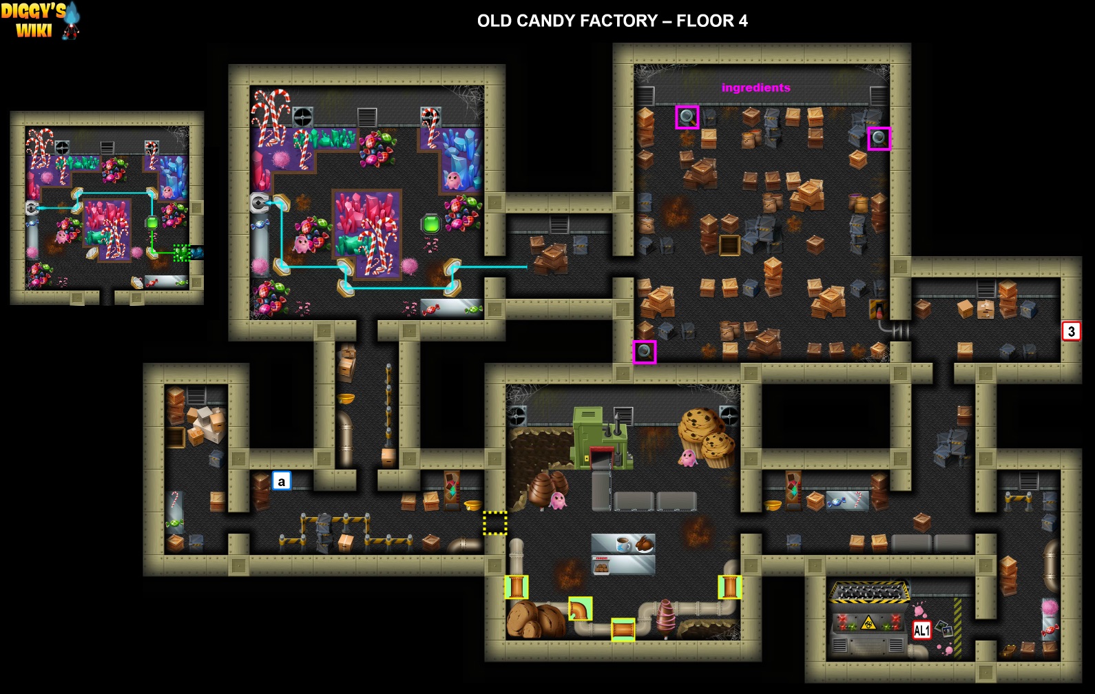 Old Candy Factory Map 3