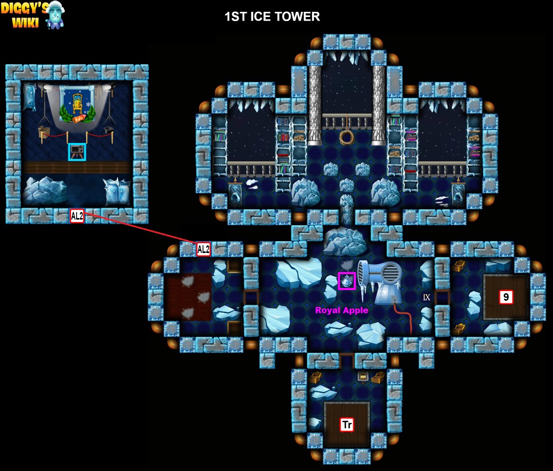 1st Ice Tower Map 1