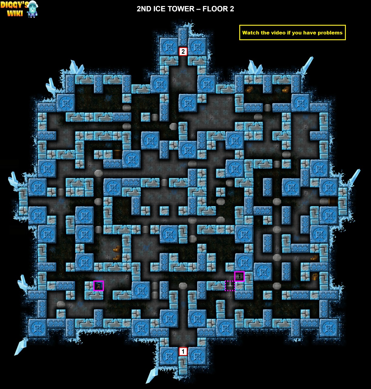2nd Ice Tower Map 1