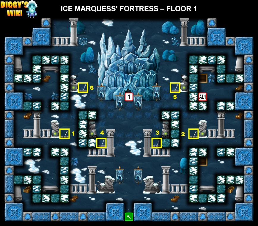 Ice Marquess' Fortress Map 0
