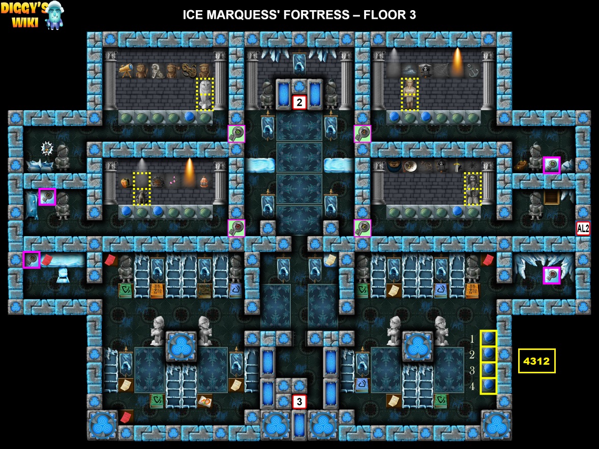 Ice Marquess' Fortress Map 2