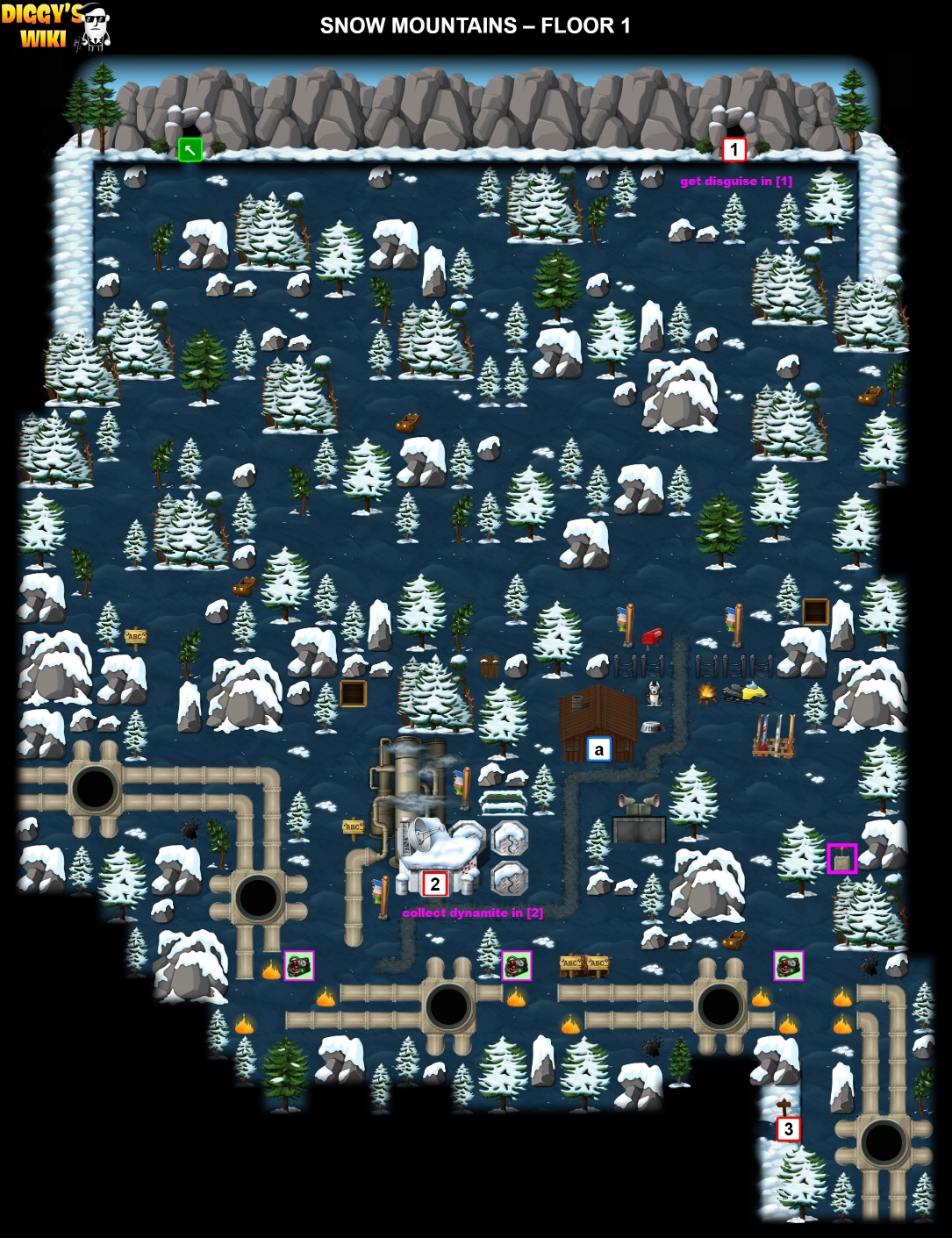 Snow Mountains Map 0