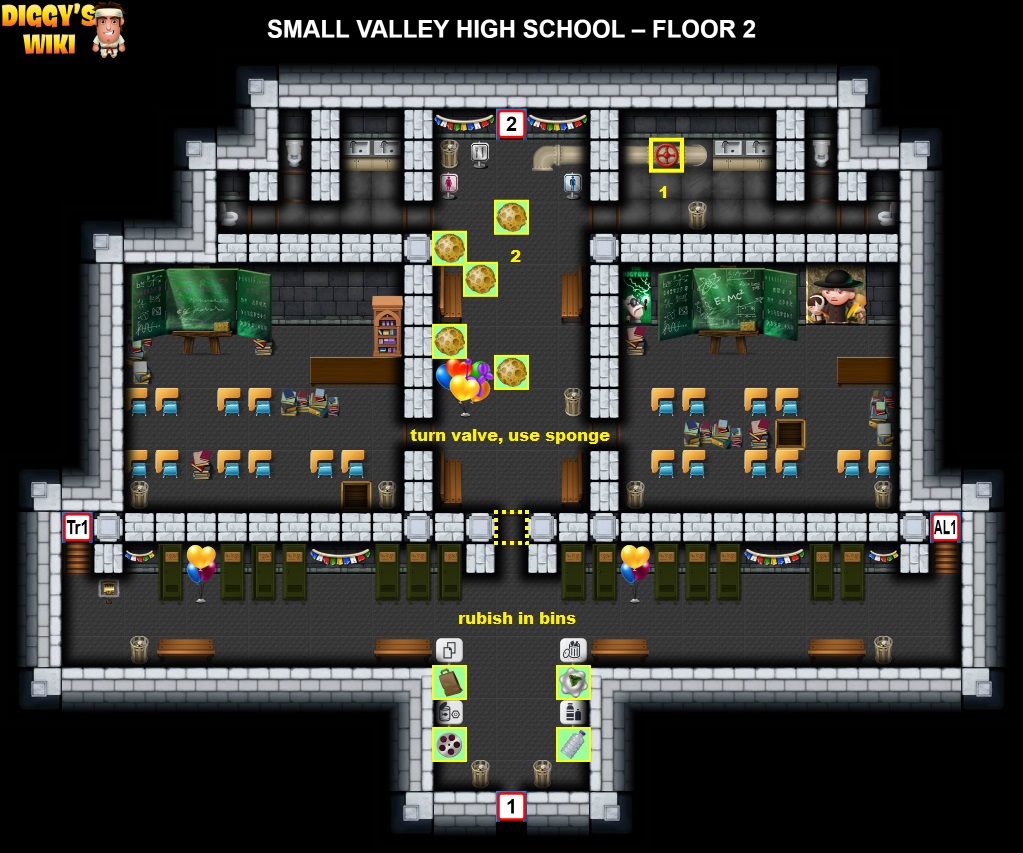 Small Valley High School Map 1