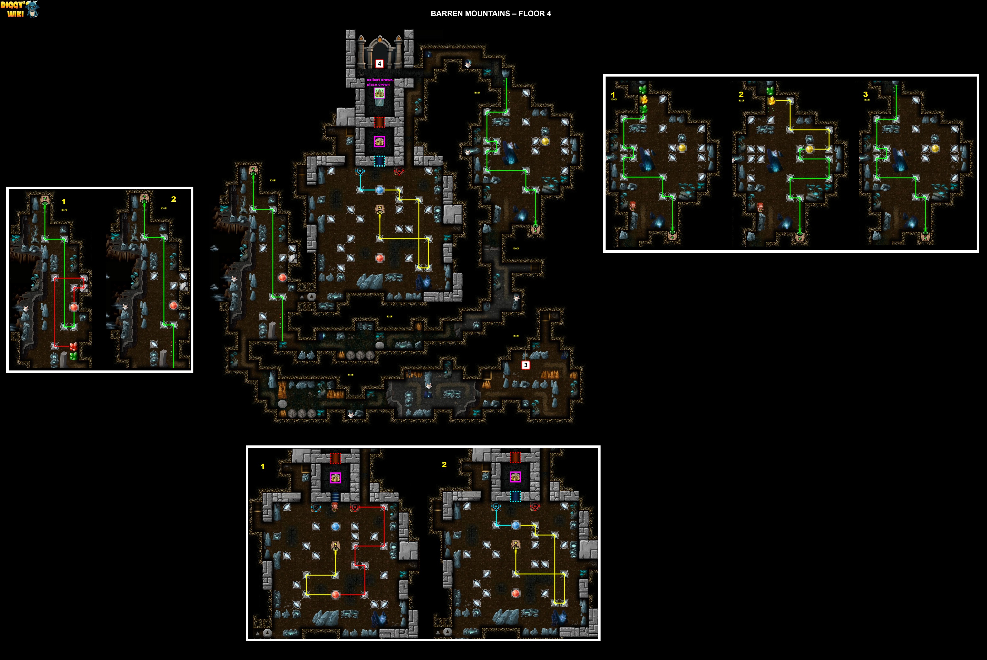 Barren Mountains Map 3