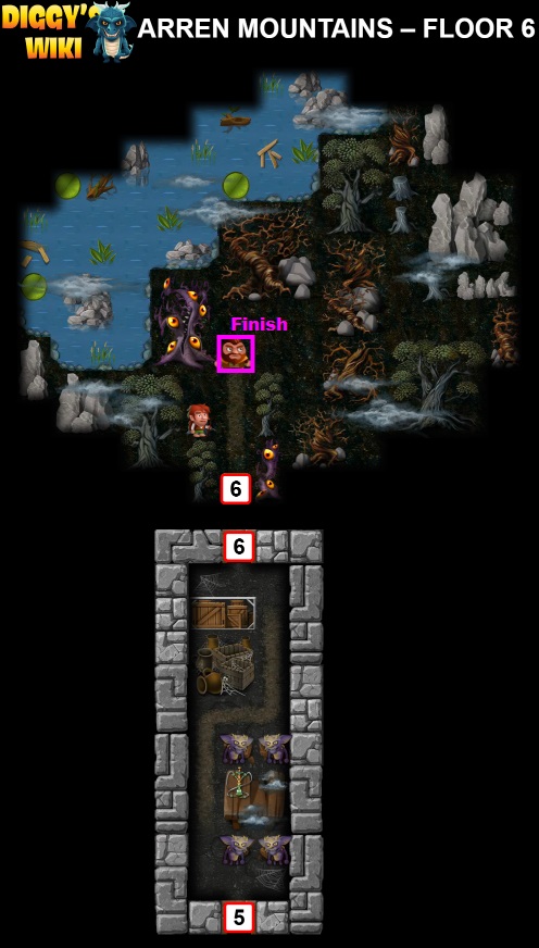 Barren Mountains Map 5