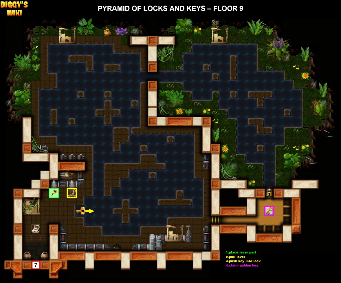 Pyramid Of Locks And Keys Map 10