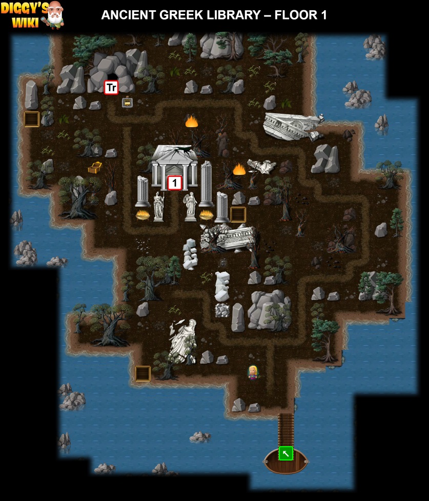 Ancient Greek Library Map 0