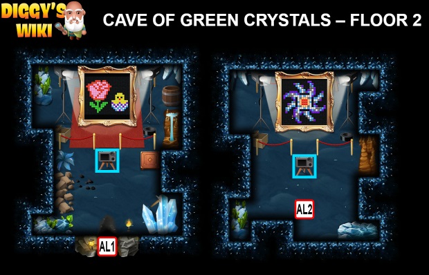 Cave Of Green Crystals Map 1