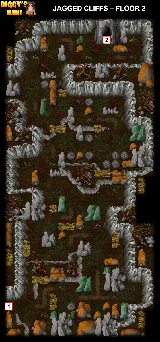 Jagged Cliffs Map 1