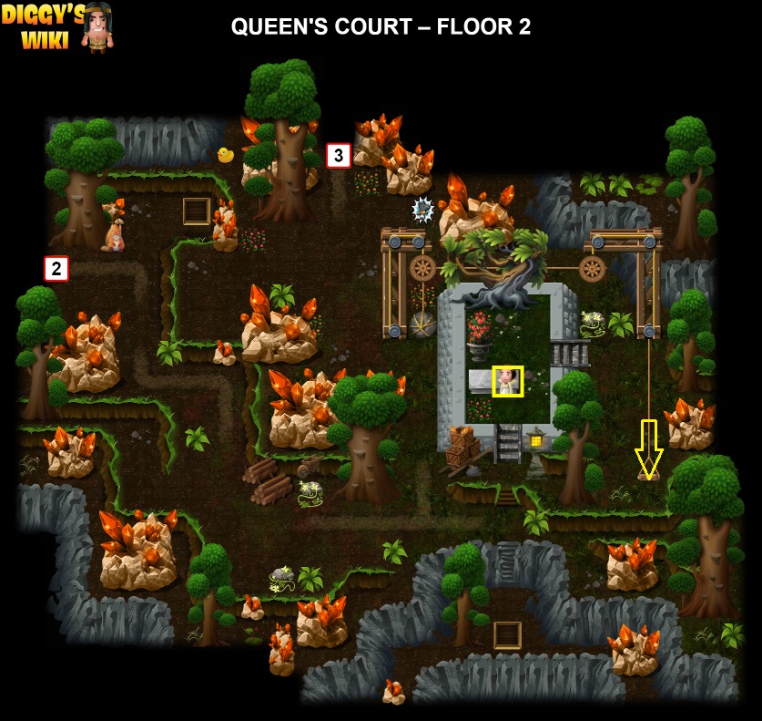 Queen's Court Map 1