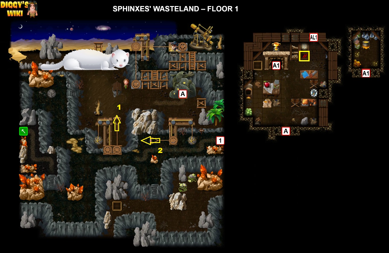 Sphinxes' Wasteland Map 0