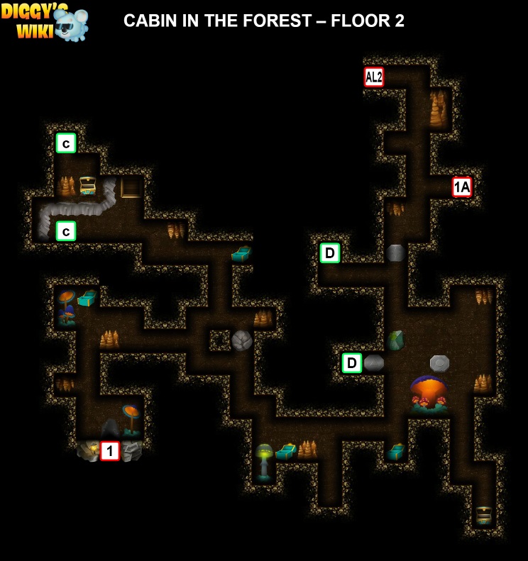 Cabin In The Forest Map 1