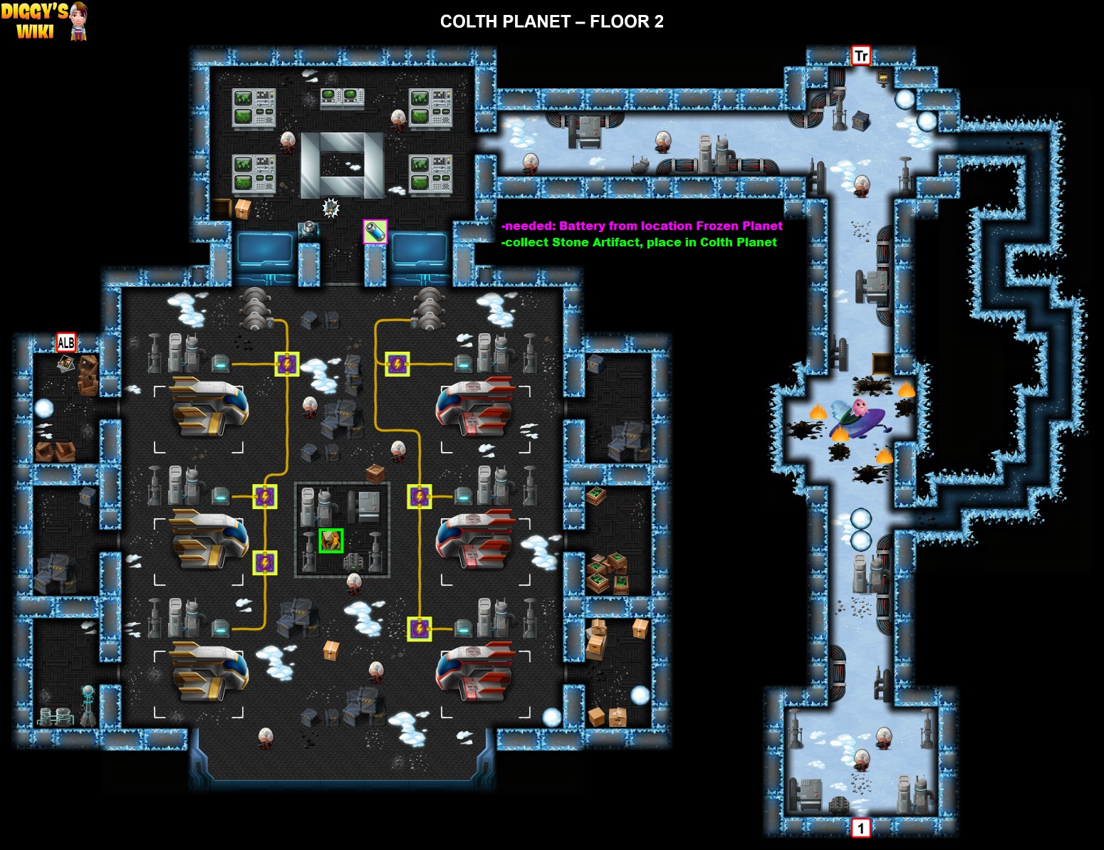 Colth Planet Map 1