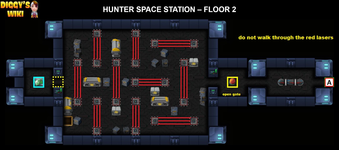 Hunter Space Station Map 2