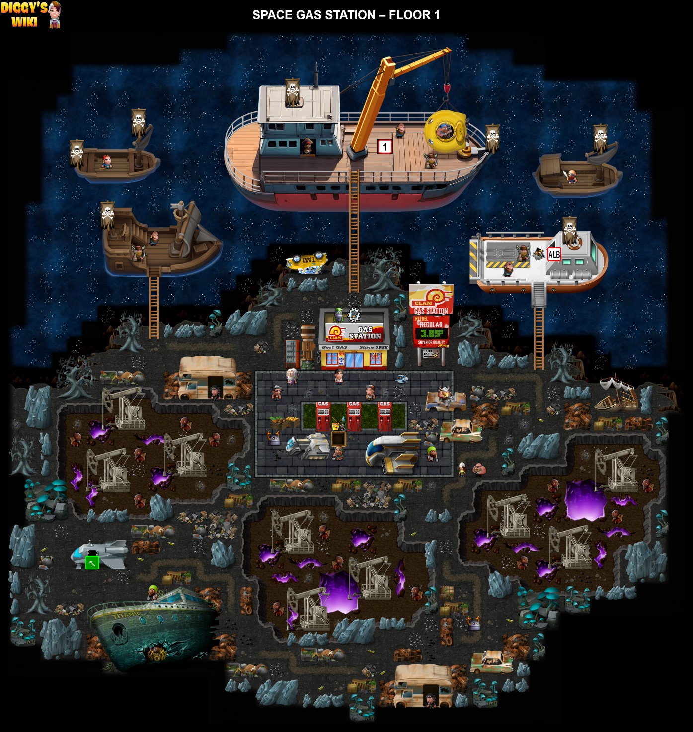 Space Gas Station Map 0