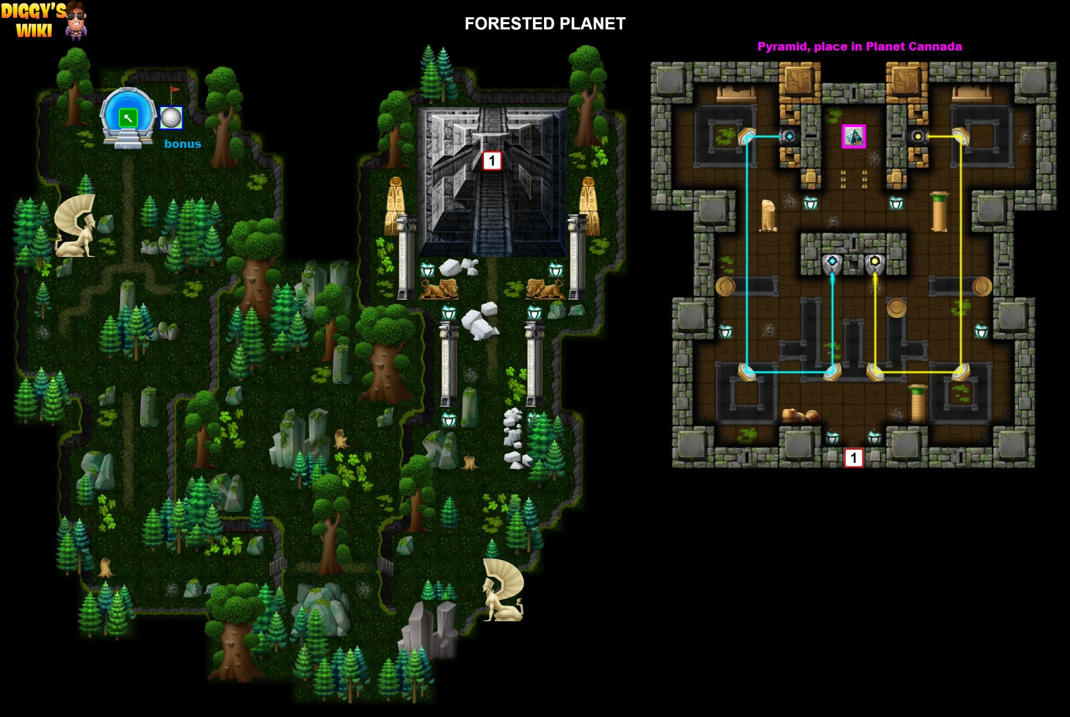 Forested Planet Map 0