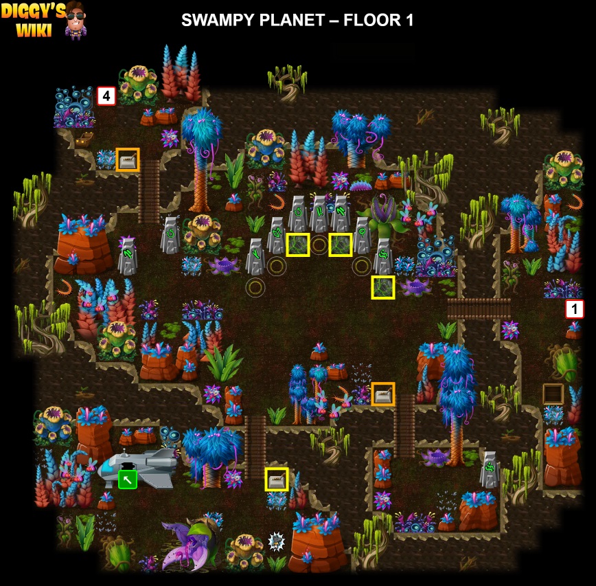 Swampy Planet Map 0