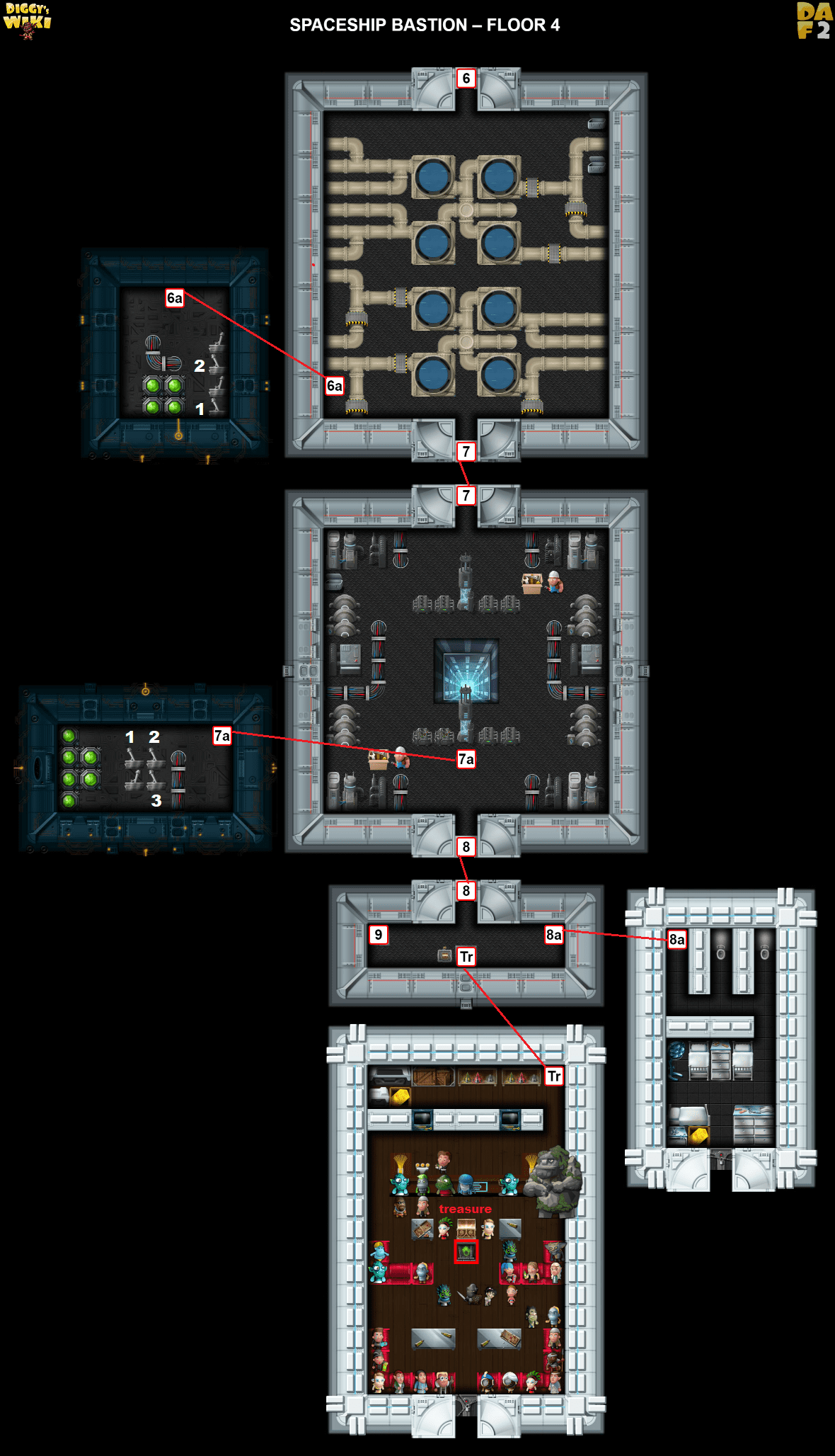 Spaceship Bastion Map 3