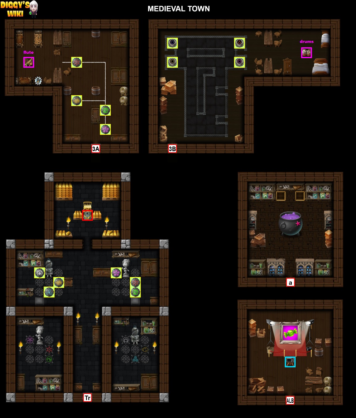 Medieval Town Map 4