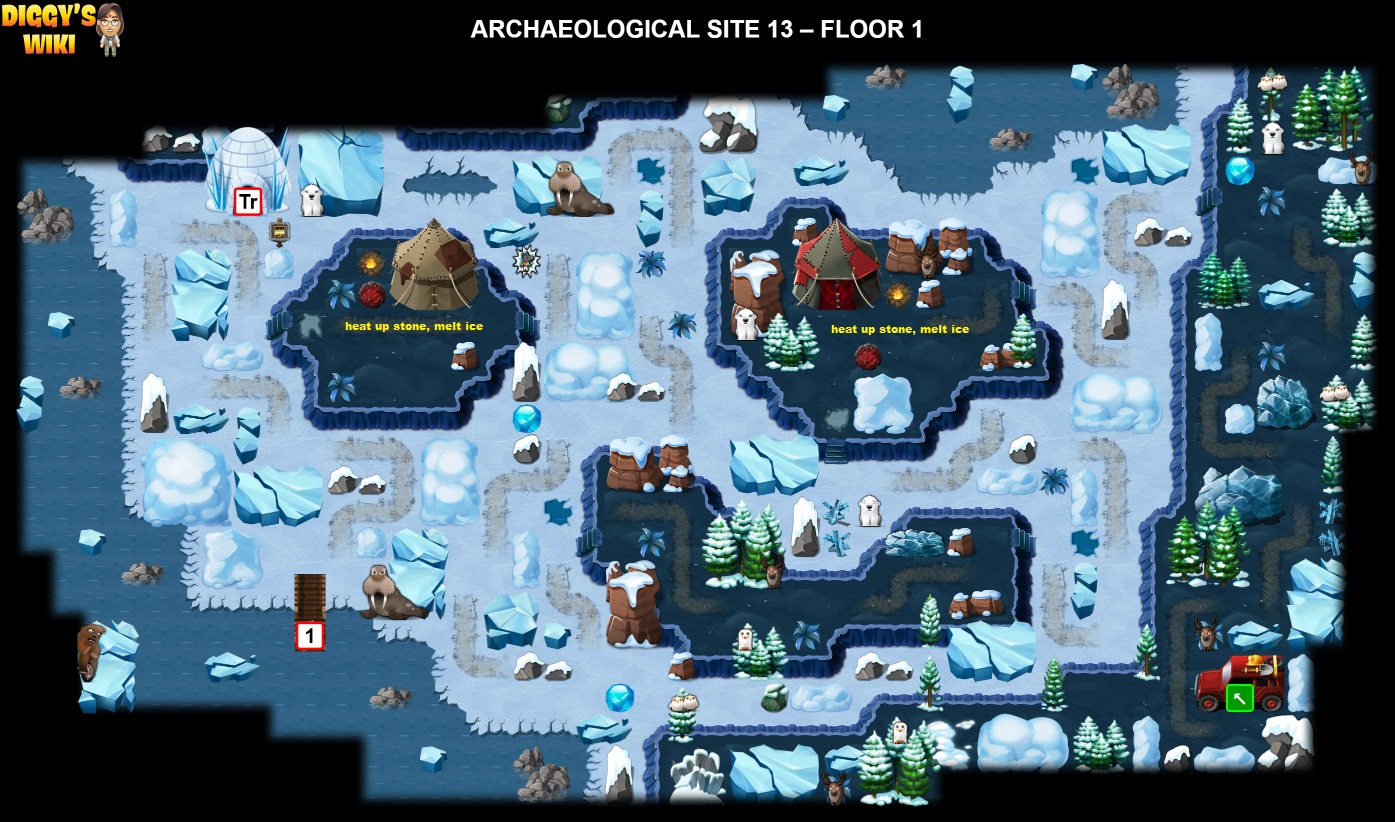 Archaeological Site 13 Map 0