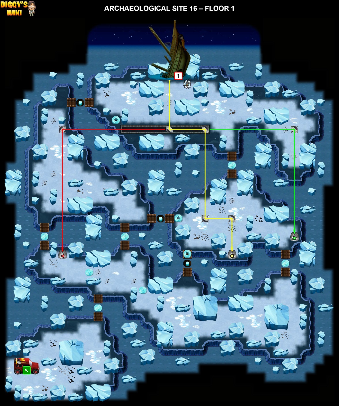 Archaeological Site 16 Map 0