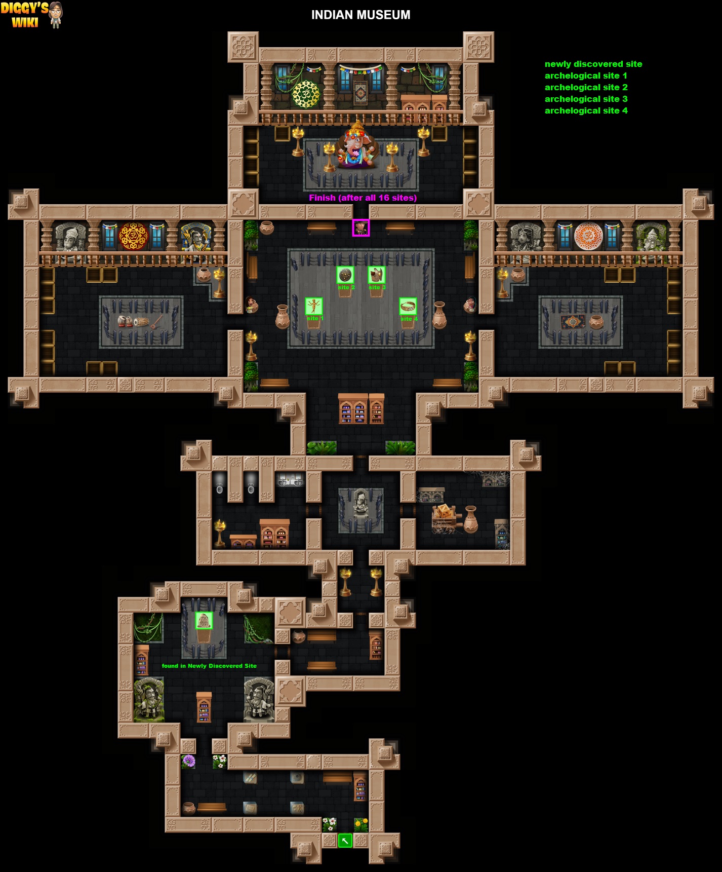 Indian Museum Map 0