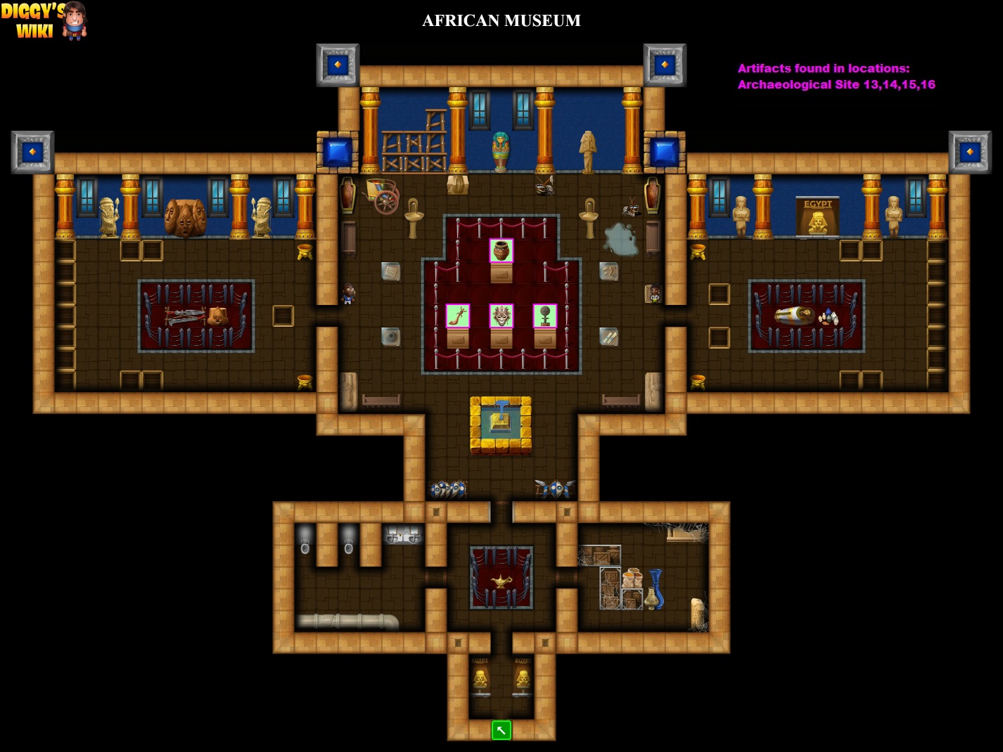 African Museum Map 0