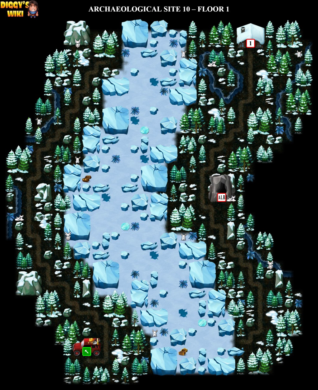 Archaeological Site 10 Map 0