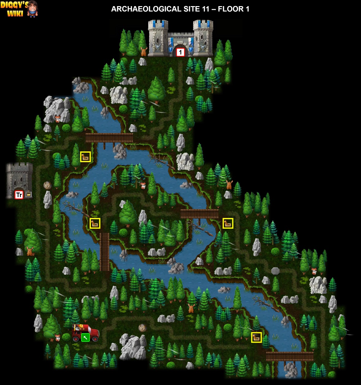 Archaeological Site 11 Map 0