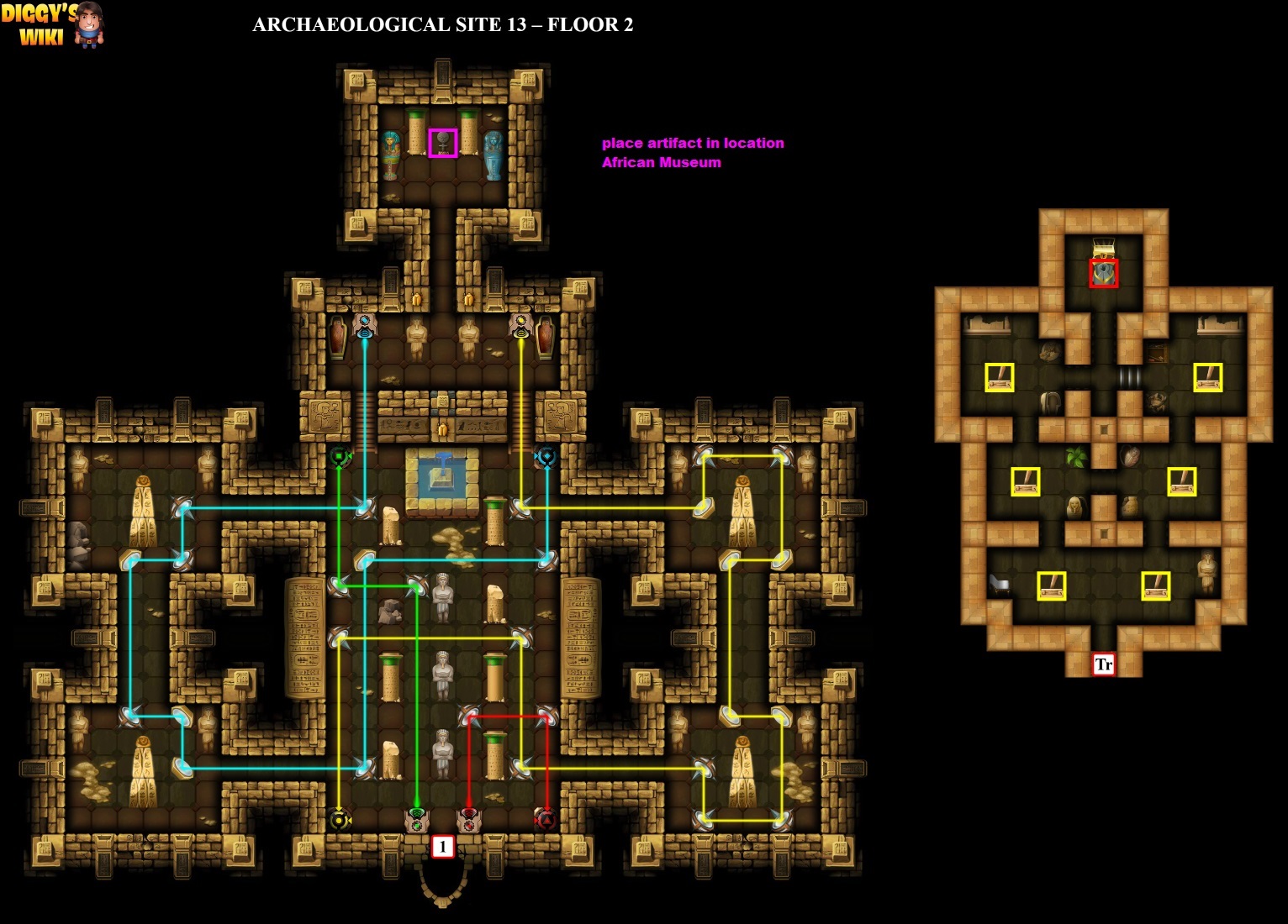 Archaeological Site 13 Map 1