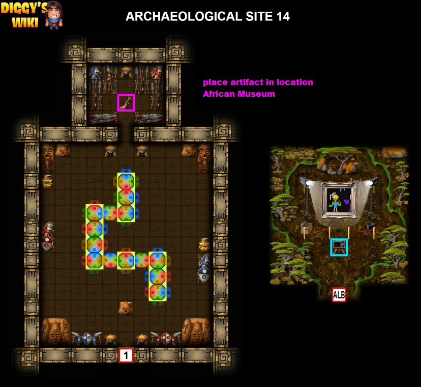Archaeological Site 14 Map 1