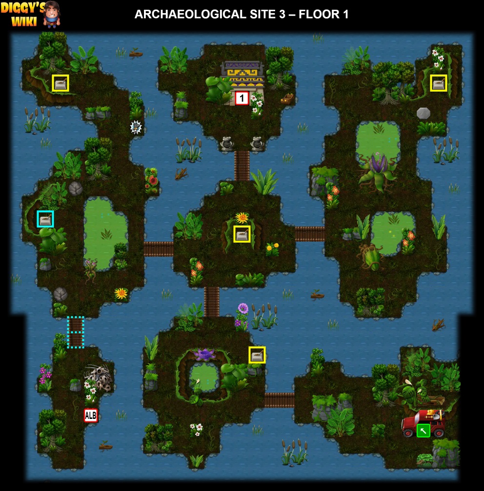 Archaeological Site 3 Map 0