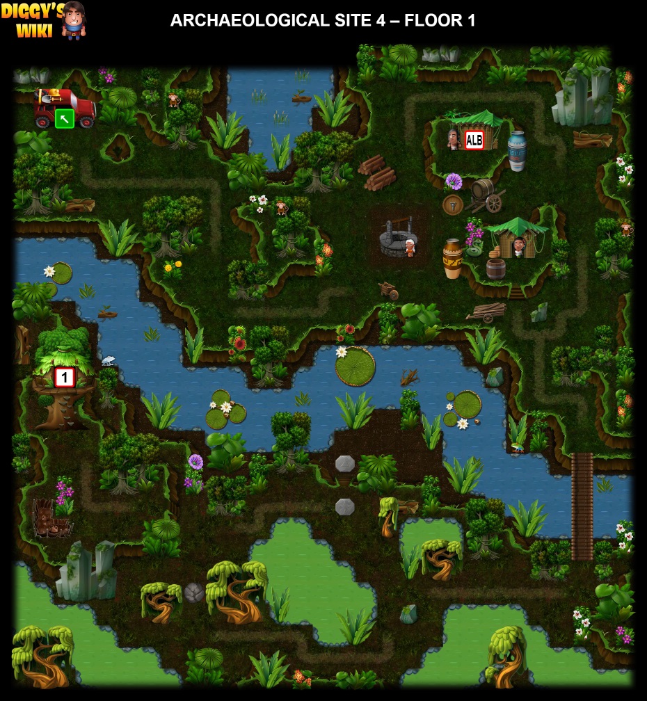 Archaeological Site 4 Map 0