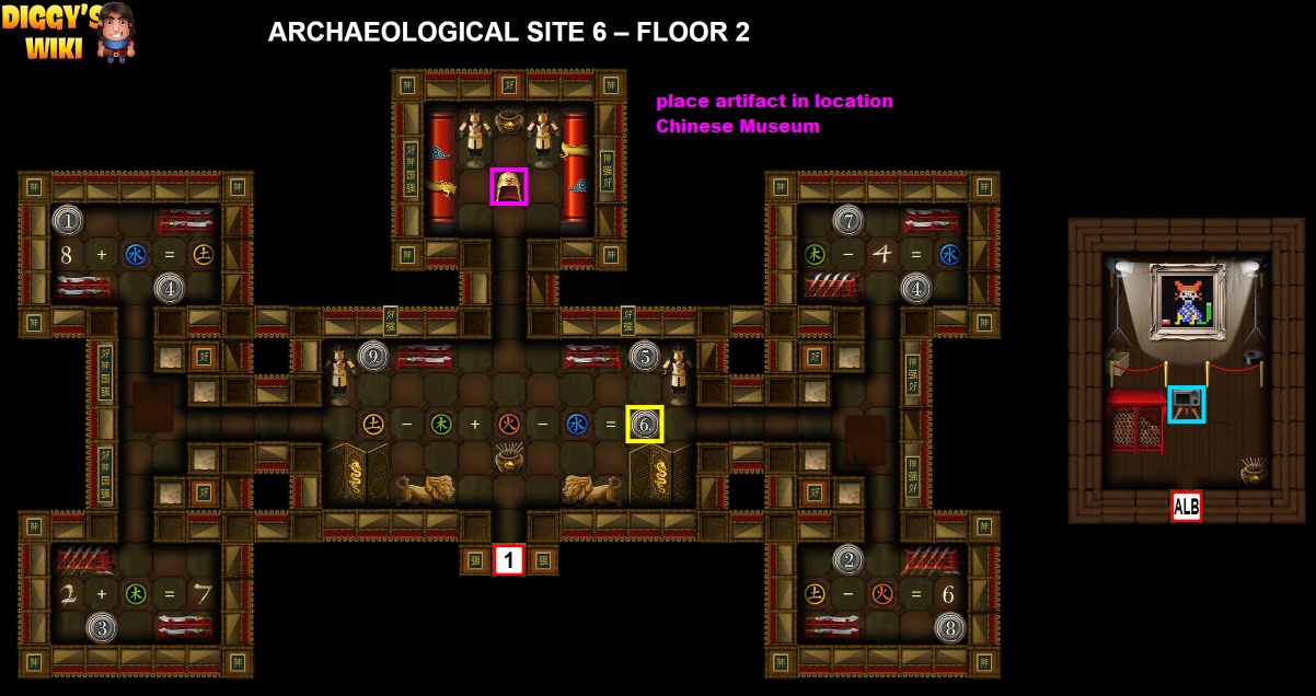 Archaeological Site 6 Map 1