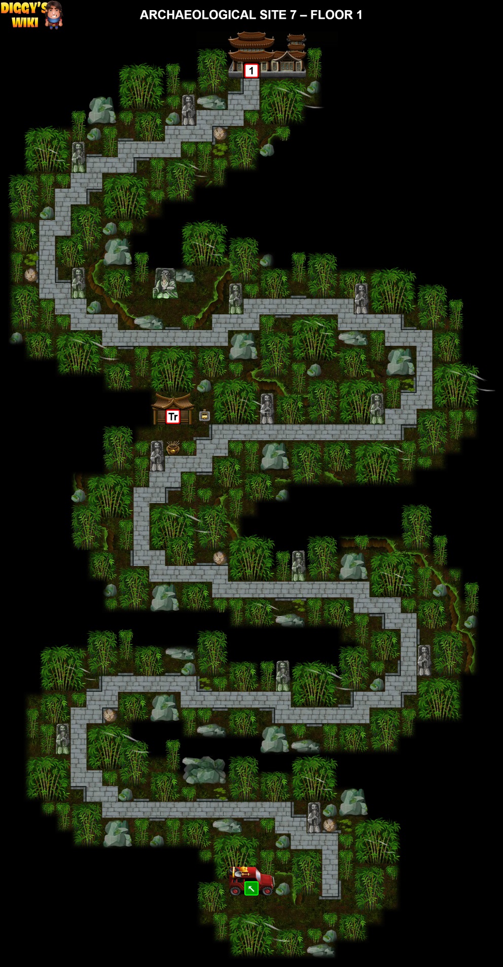 Archaeological Site 7 Map 0