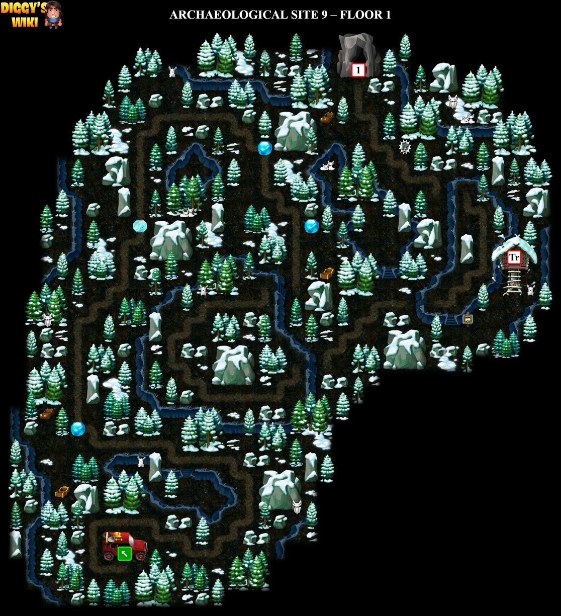 Archaeological Site 9 Map 0