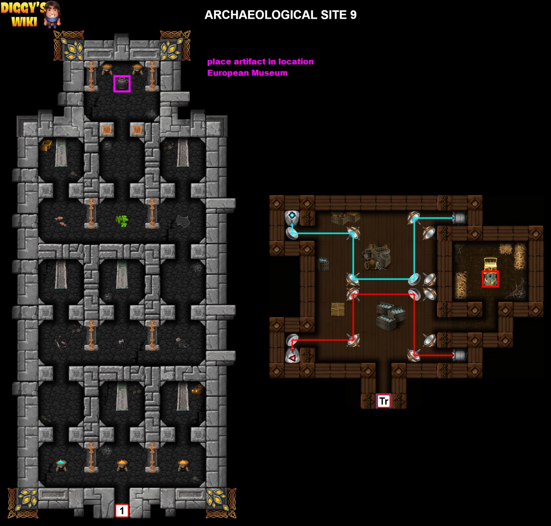 Archaeological Site 9 Map 1