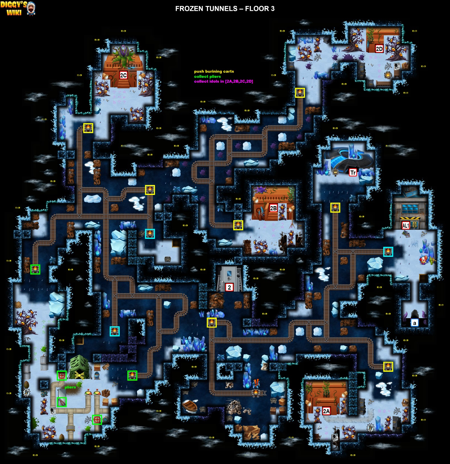 Frozen Tunnels Map 2