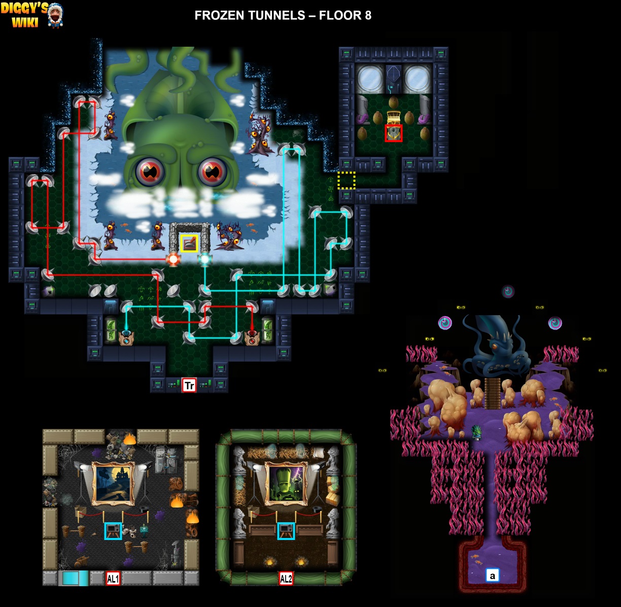 Frozen Tunnels Map 8