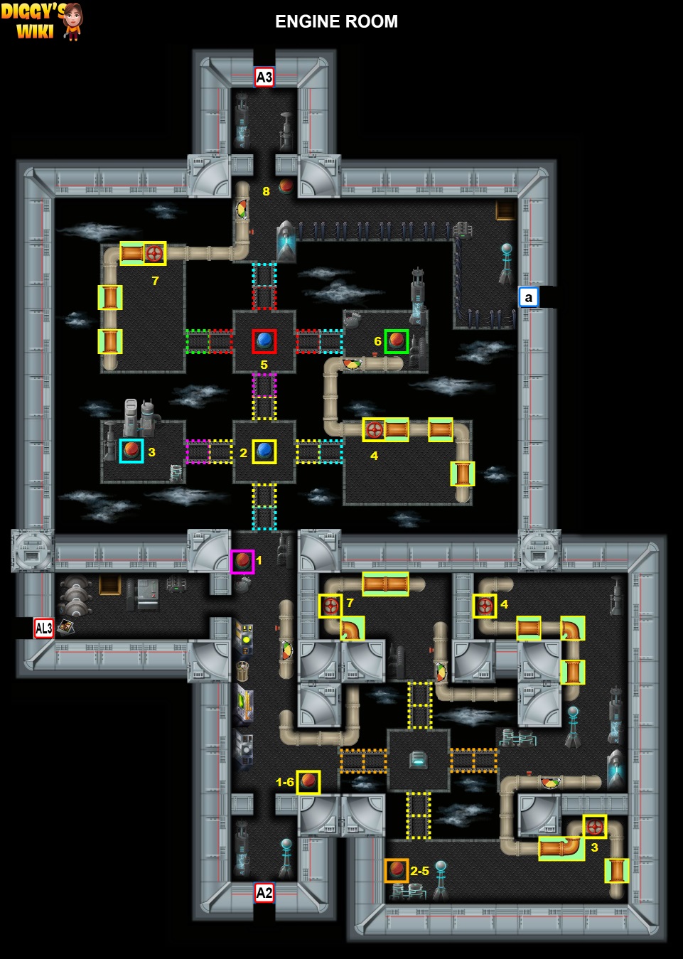 Engine Room Map 5