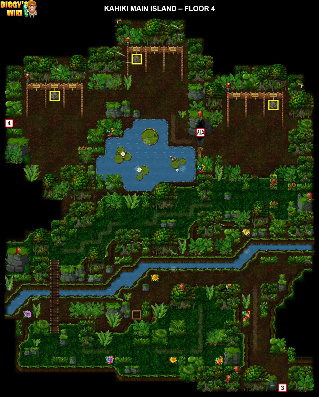 Kahiki Main Island Map 3