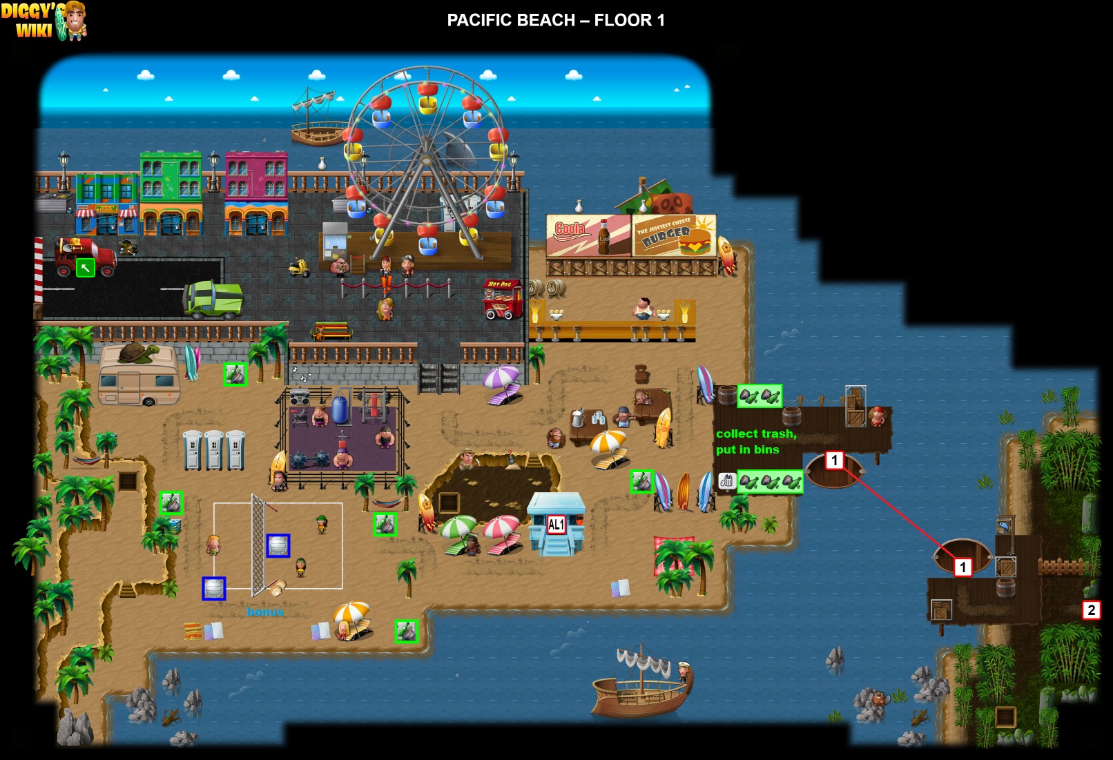 Pacific Beach Map 0