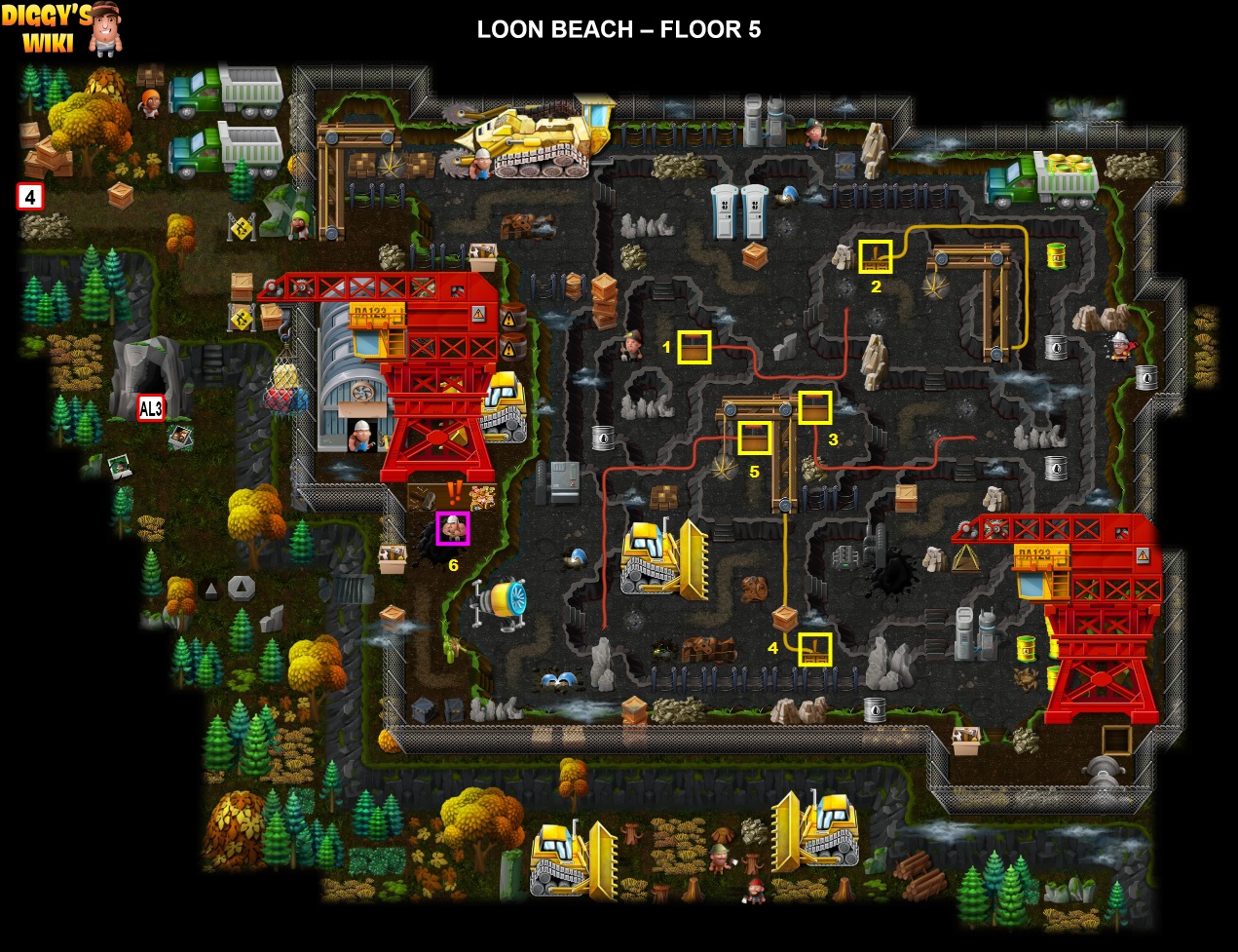 Loon Beach Map 4